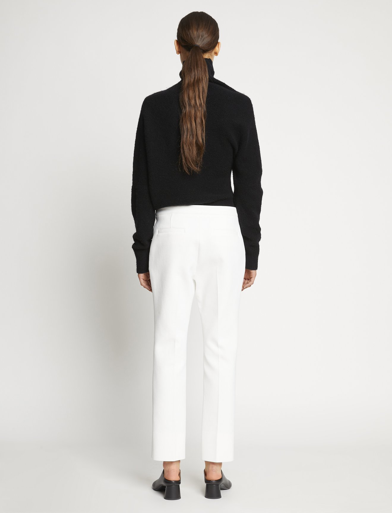 Fuzzy Boucle Twisted Sweater #3