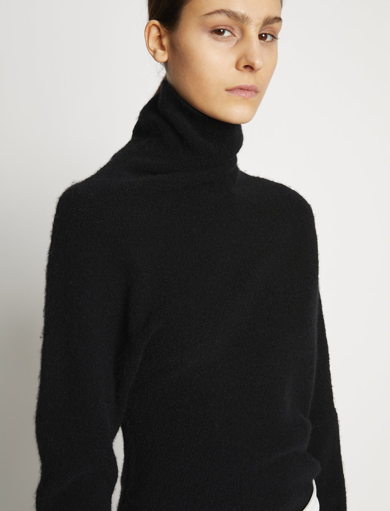 Fuzzy Boucle Twisted Sweater #4