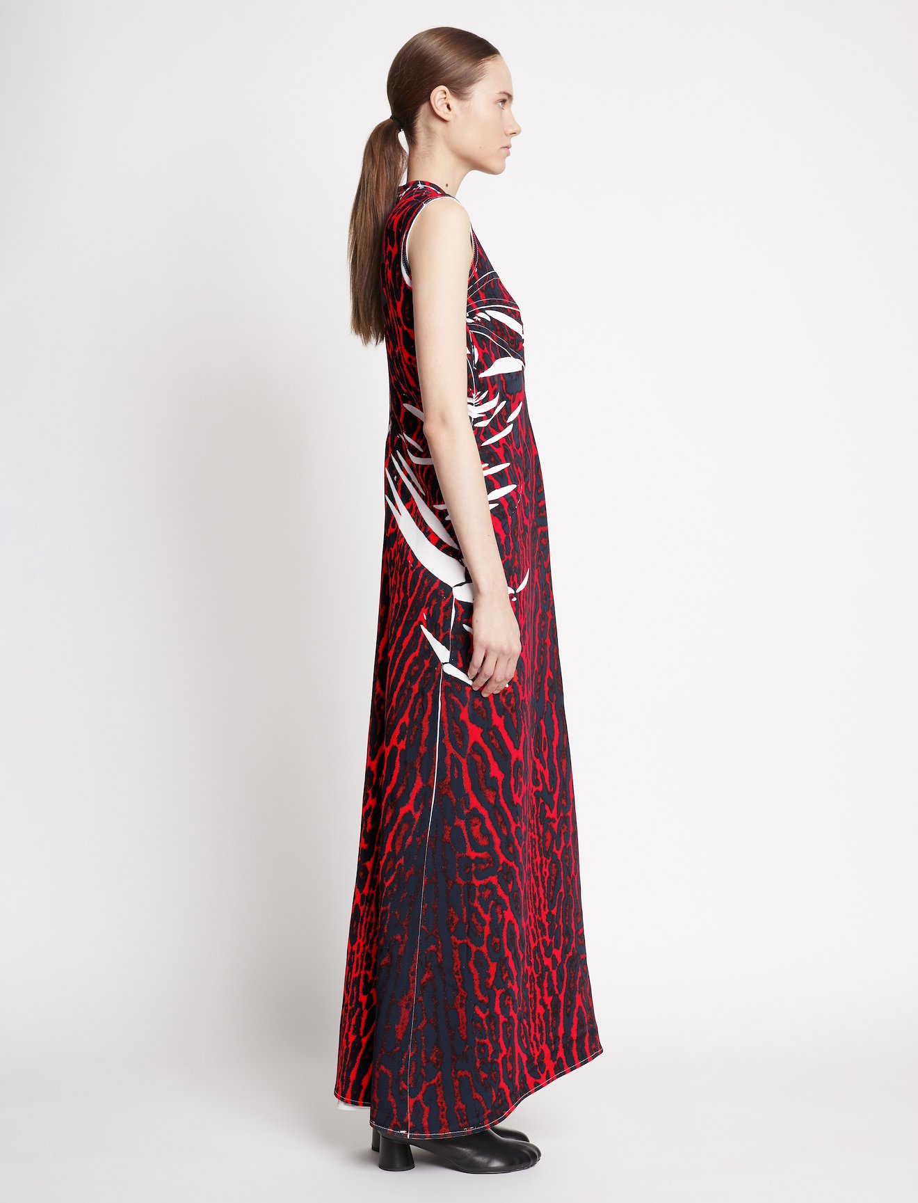 Garment Printed Crepe Dress #1