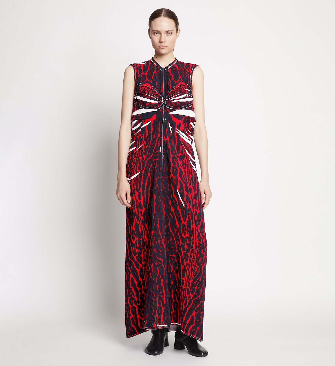 Garment Printed Crepe Dress