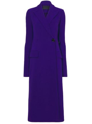 Proenza Schouler Stretch Crepe Wool Coat Farfetch