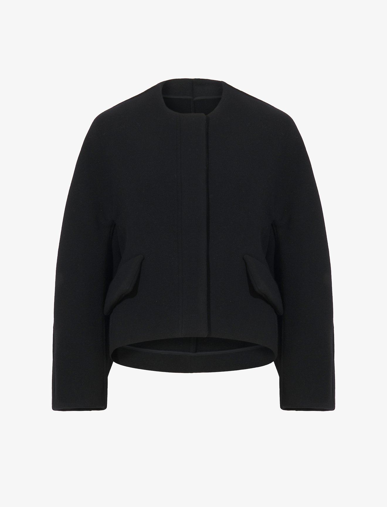 Double Face Wool Melton Jacket #5