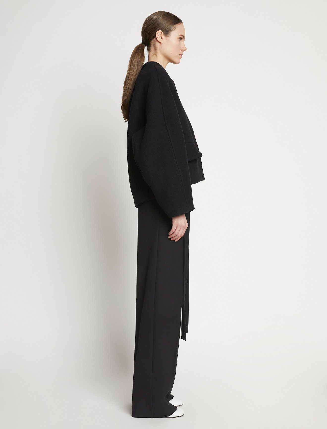 Double Face Wool Melton Jacket #2