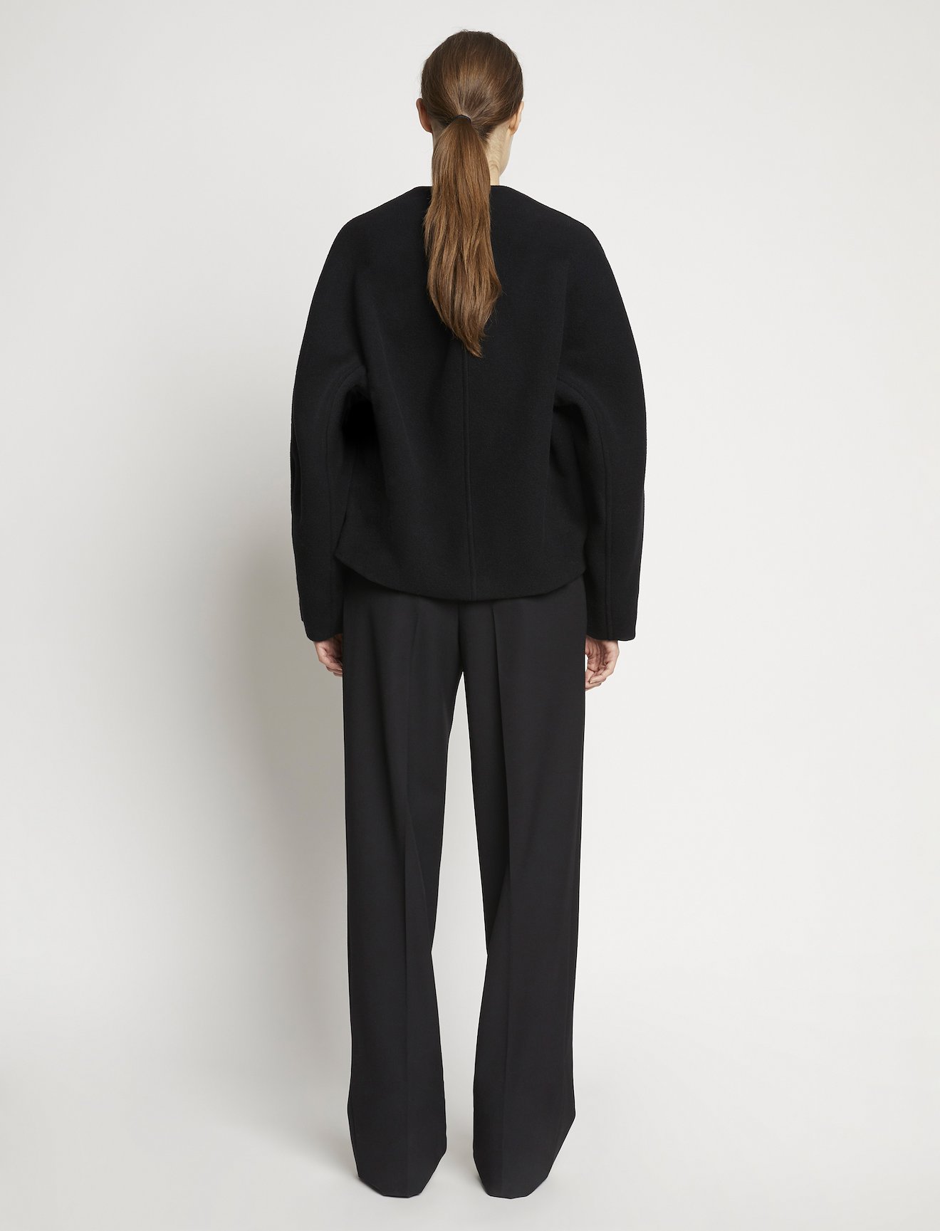 Double Face Wool Melton Jacket #3