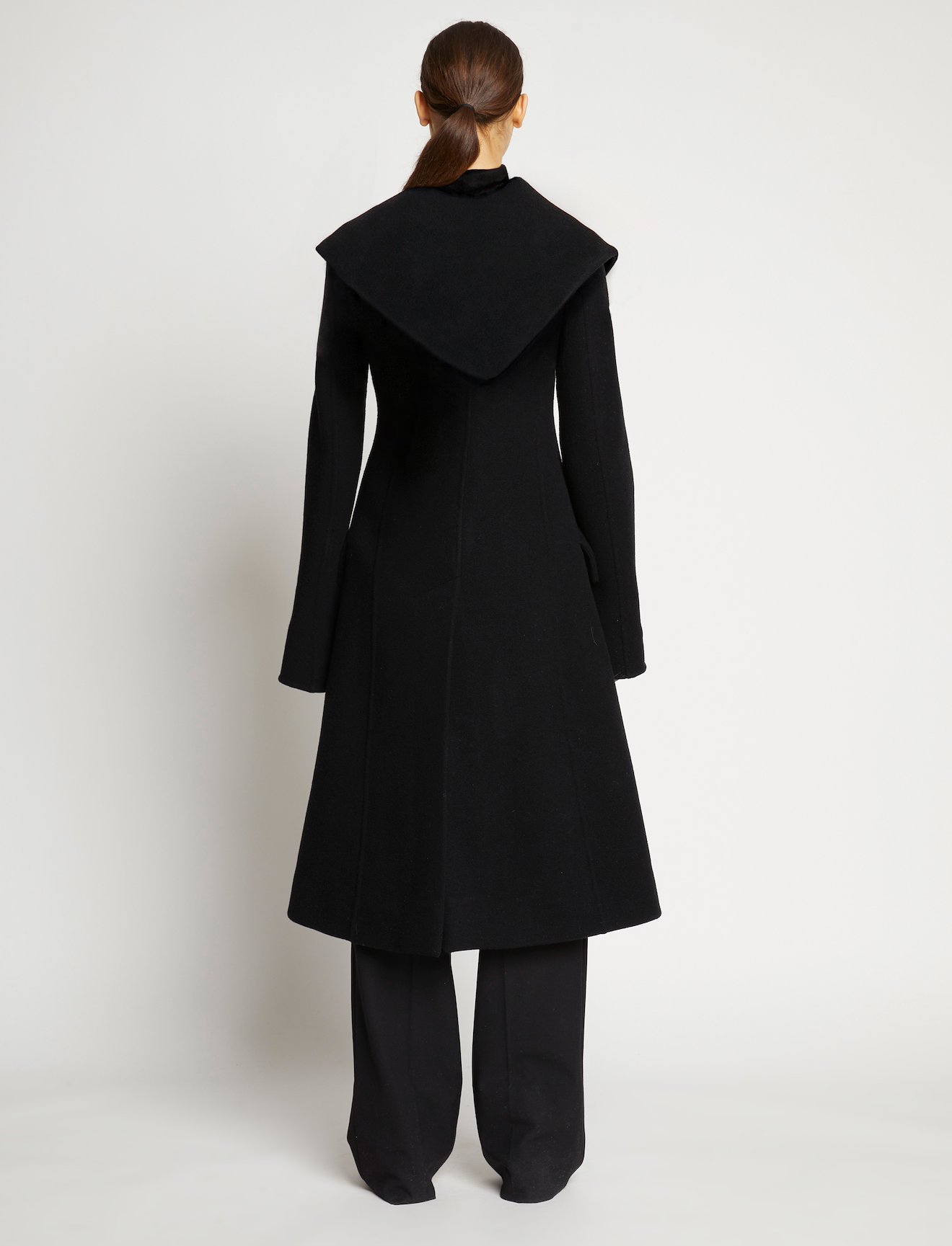 Double Face Wool Melton Coat #2