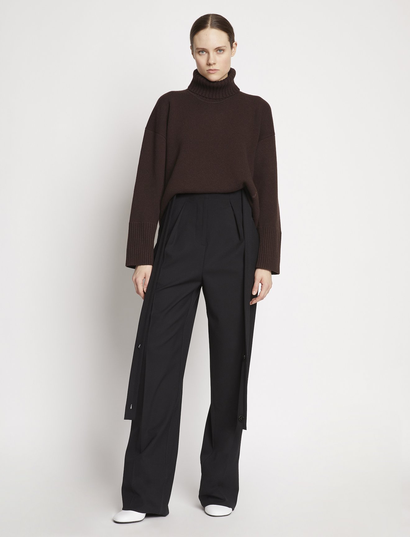Doubleface Cashmere Oversized Turtleneck #1