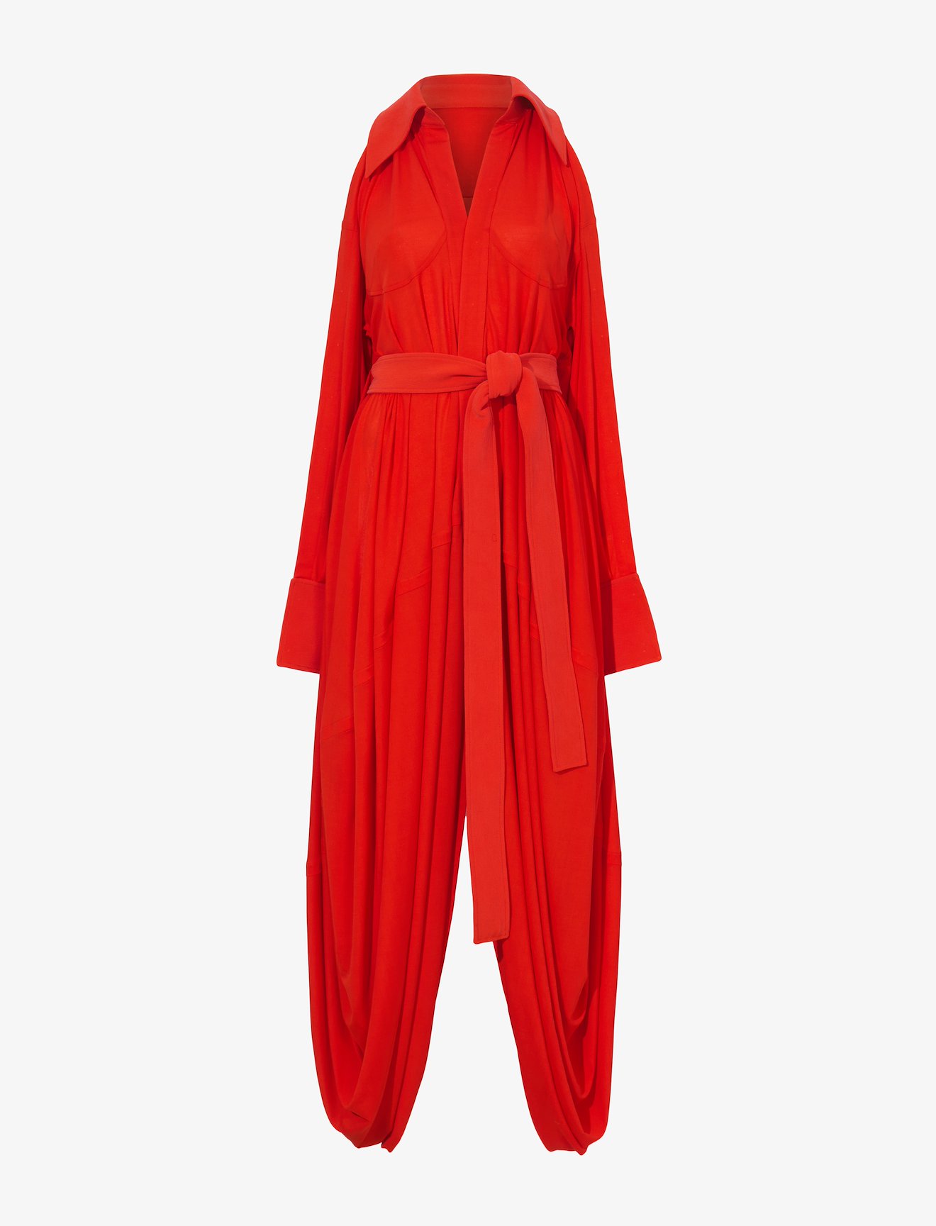 Crepe Jersey Shirt Dress #4