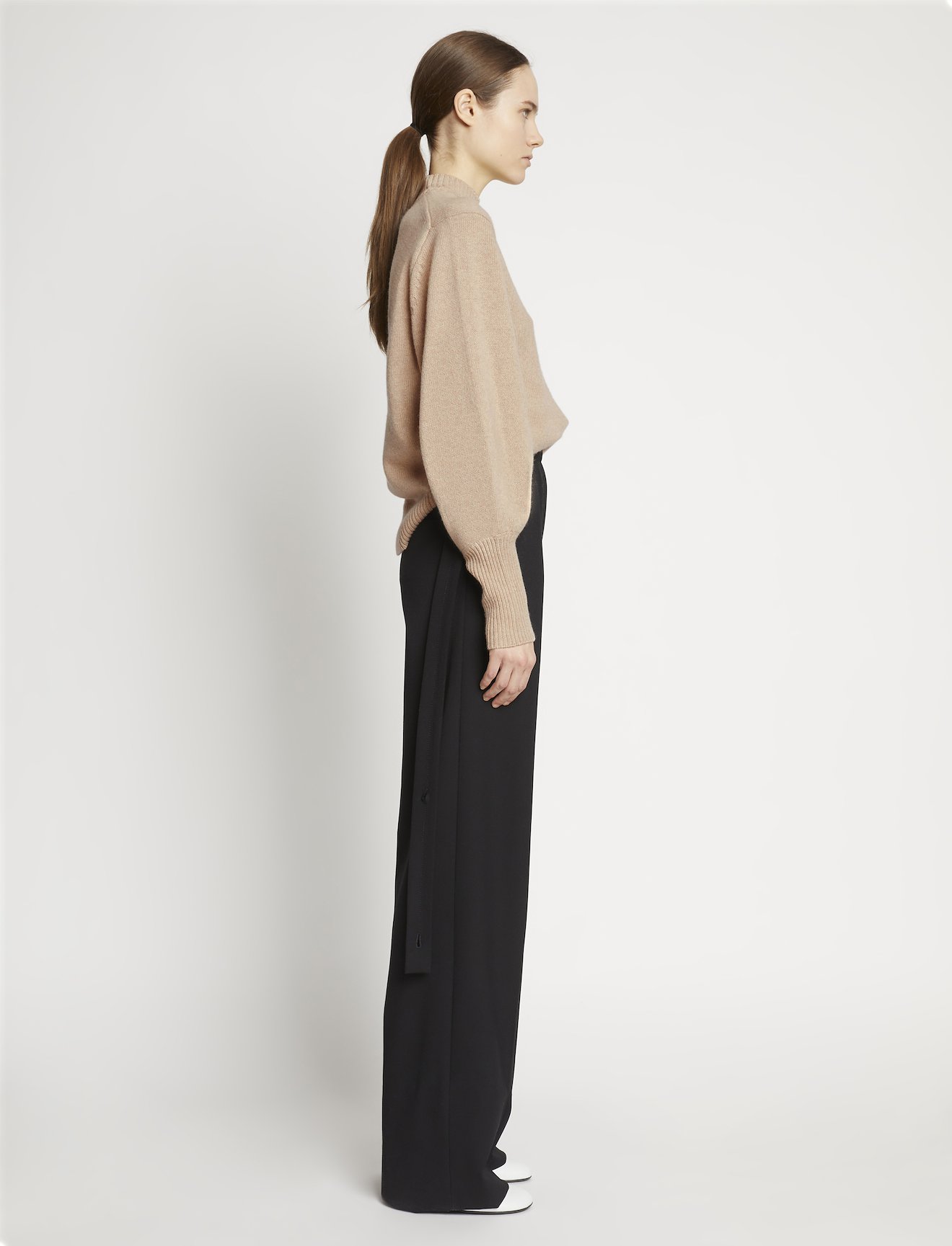 Eco Cashmere Balloon Sleeve Sweater #2