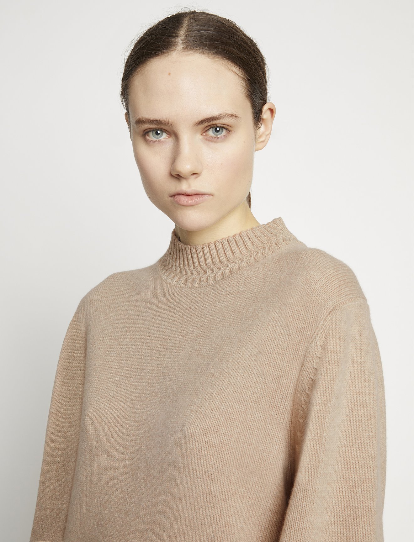 Eco Cashmere Balloon Sleeve Sweater #4
