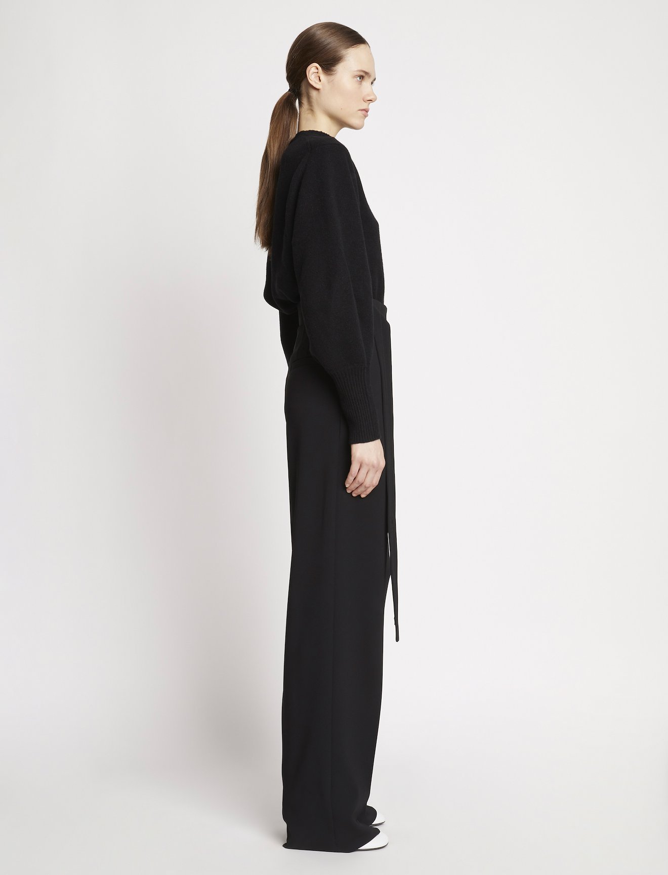 Eco Cashmere Balloon Sleeve Sweater #1