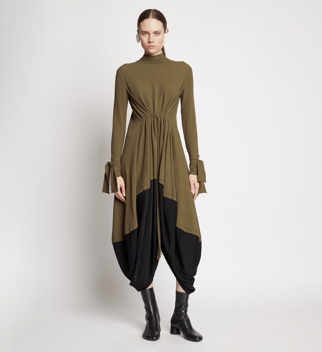 Viscose Marocaine Cinched Dress