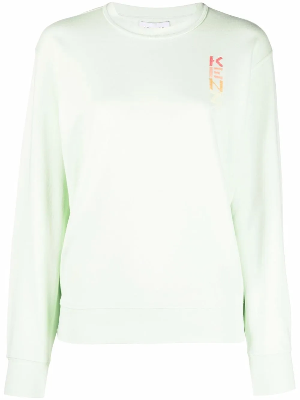 

Kenzo sudadera con logo bordado - Verde