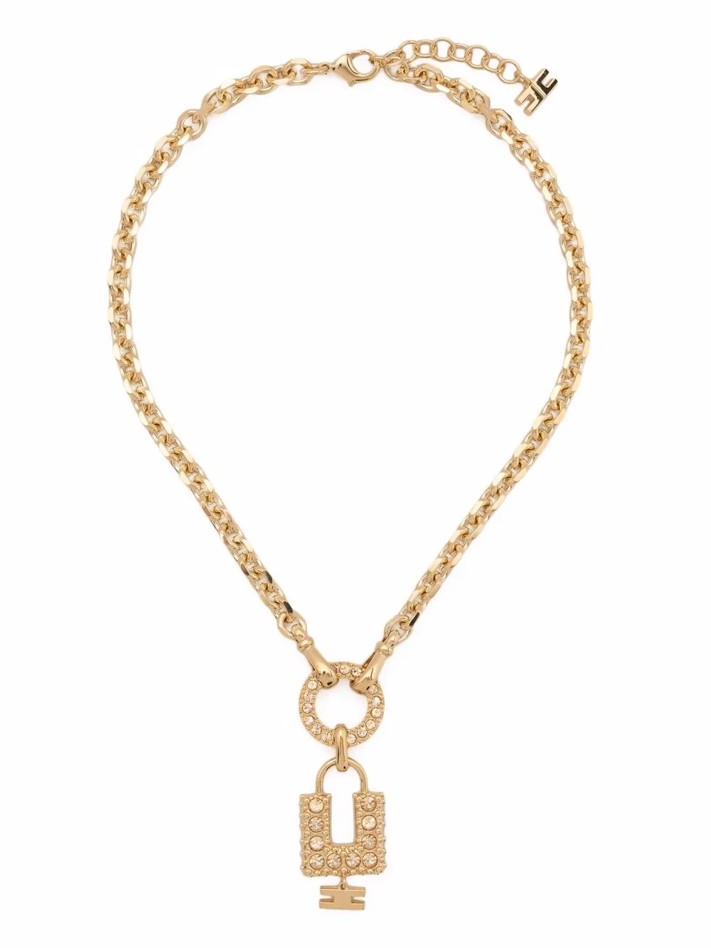 Elisabetta Franchi logo-pendant Necklace - Farfetch