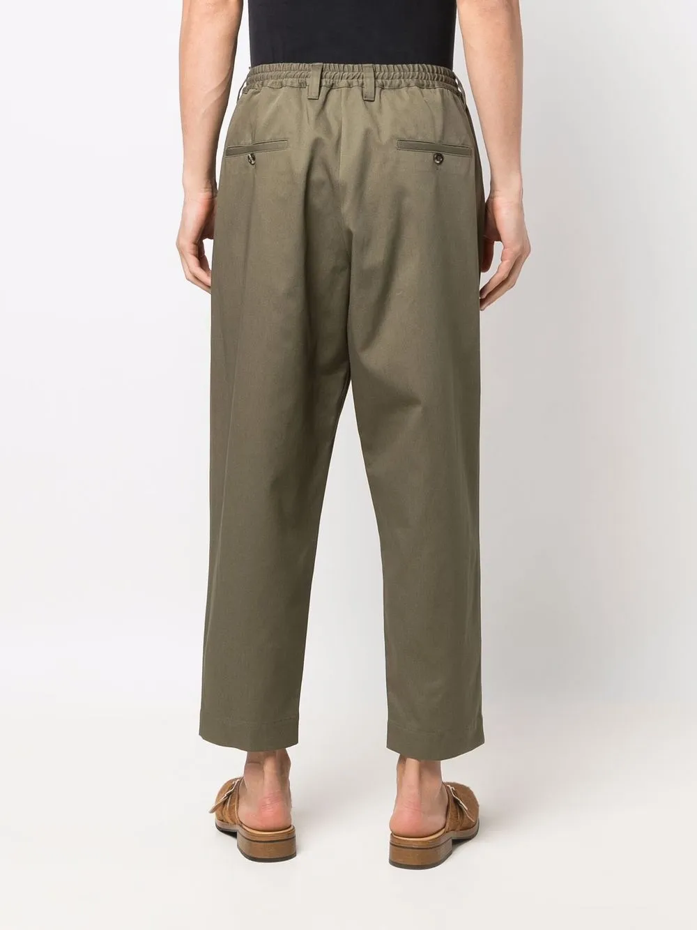 фото Marni укороченные брюки gabardine