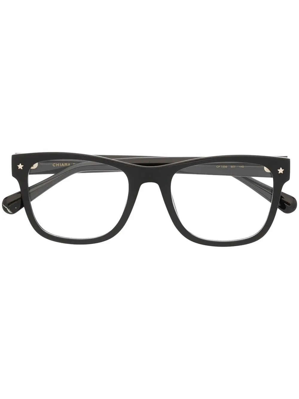 

Chiara Ferragni lentes con armazón wayfarer - Negro