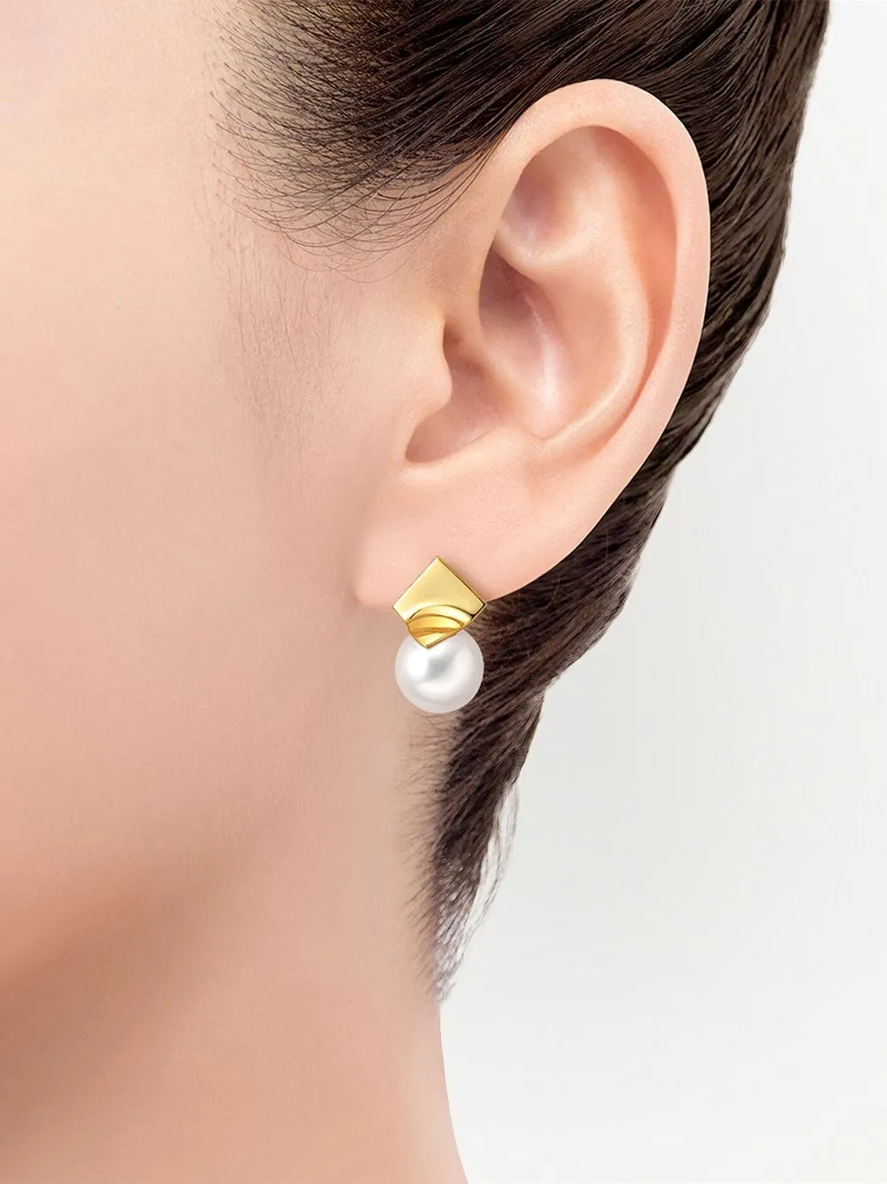 TASAKI 18kt geelgouden oorbellen