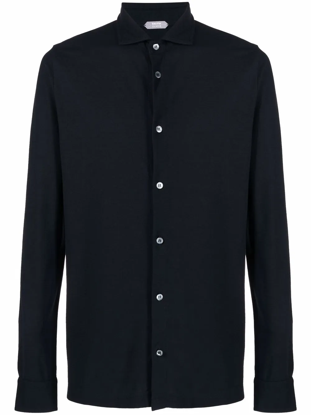 Zanone long-sleeve jersey shirt