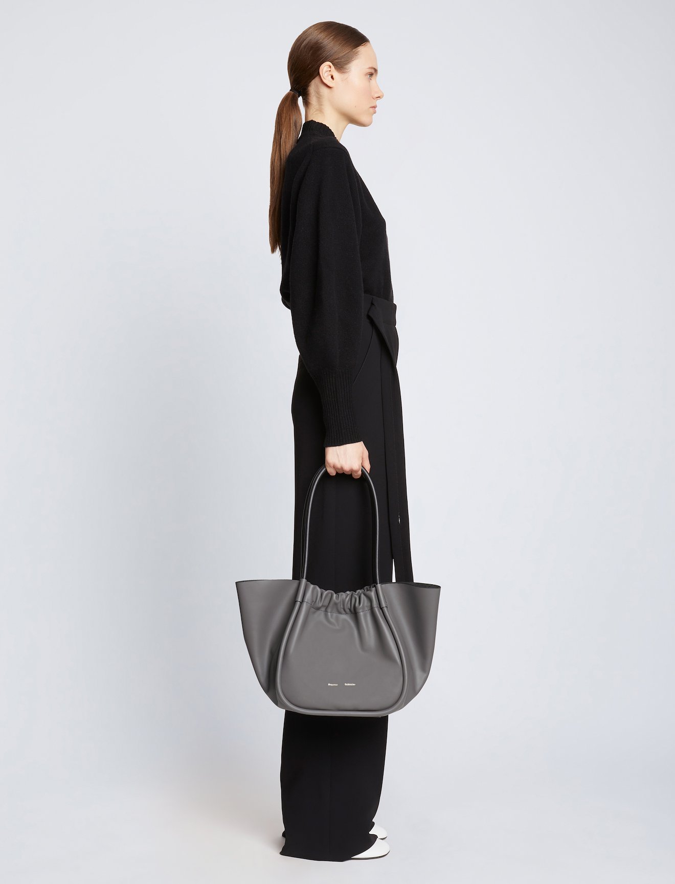 Large Ruched Tote #5