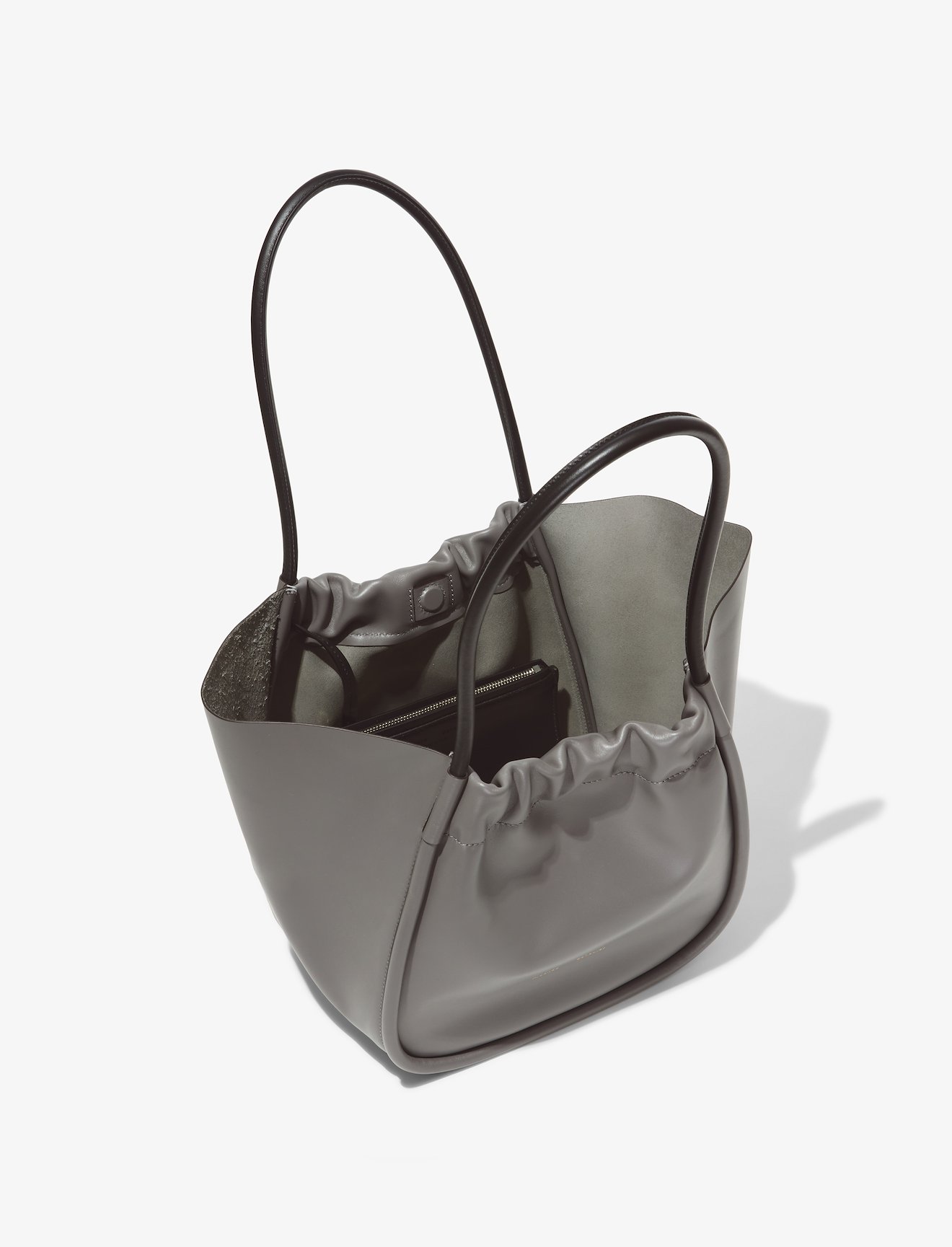 Large Ruched Tote #9