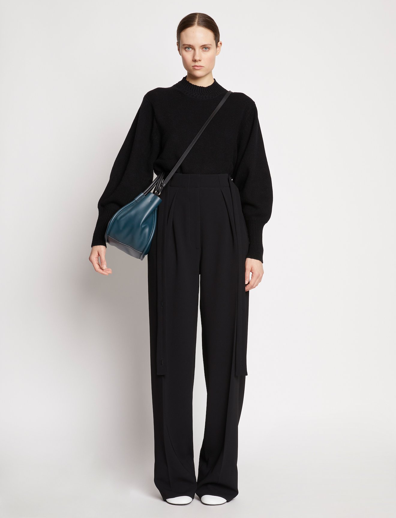Small Ruched Crossbody Tote #2