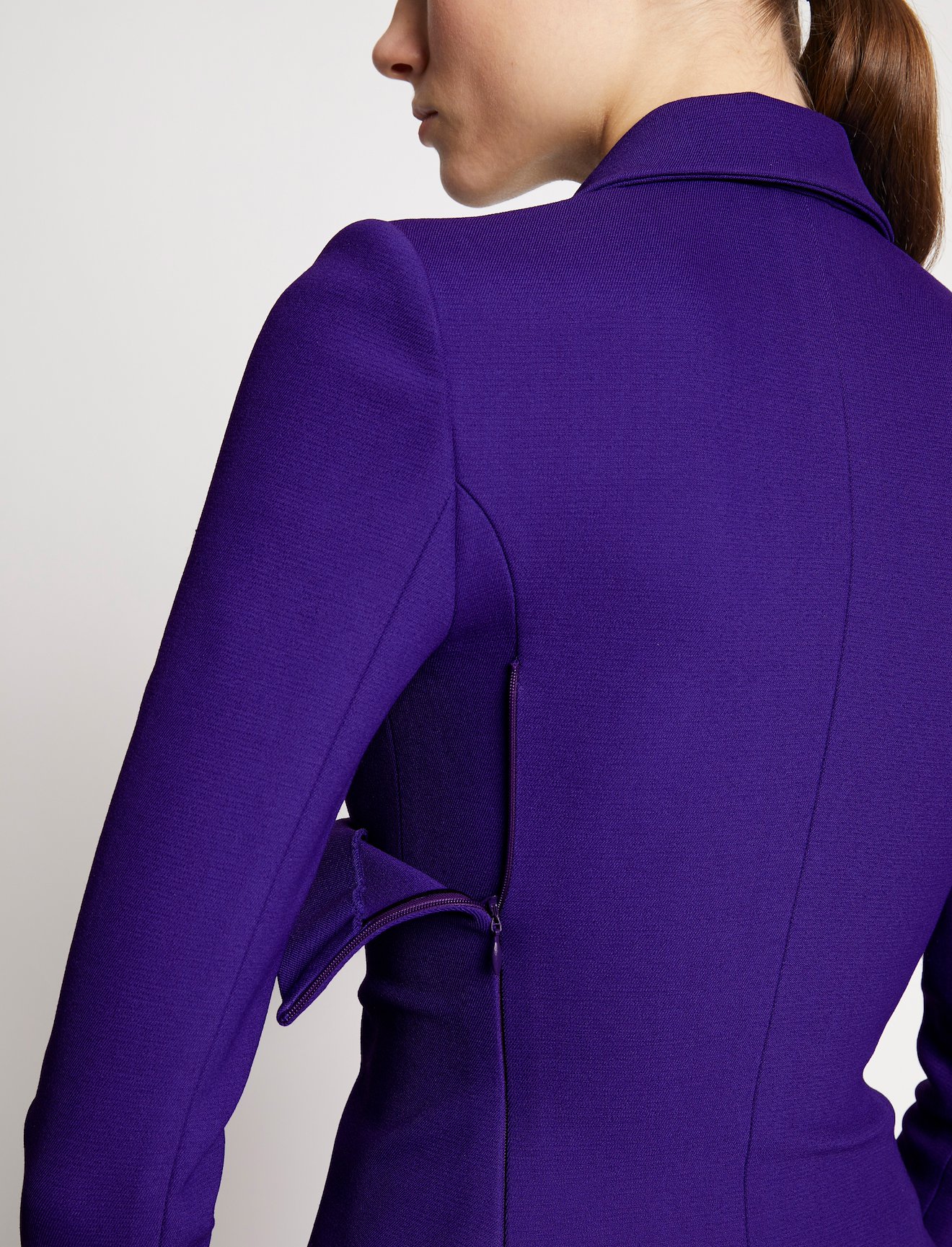 Bi-Stretch Crepe Cinched Jacket #4