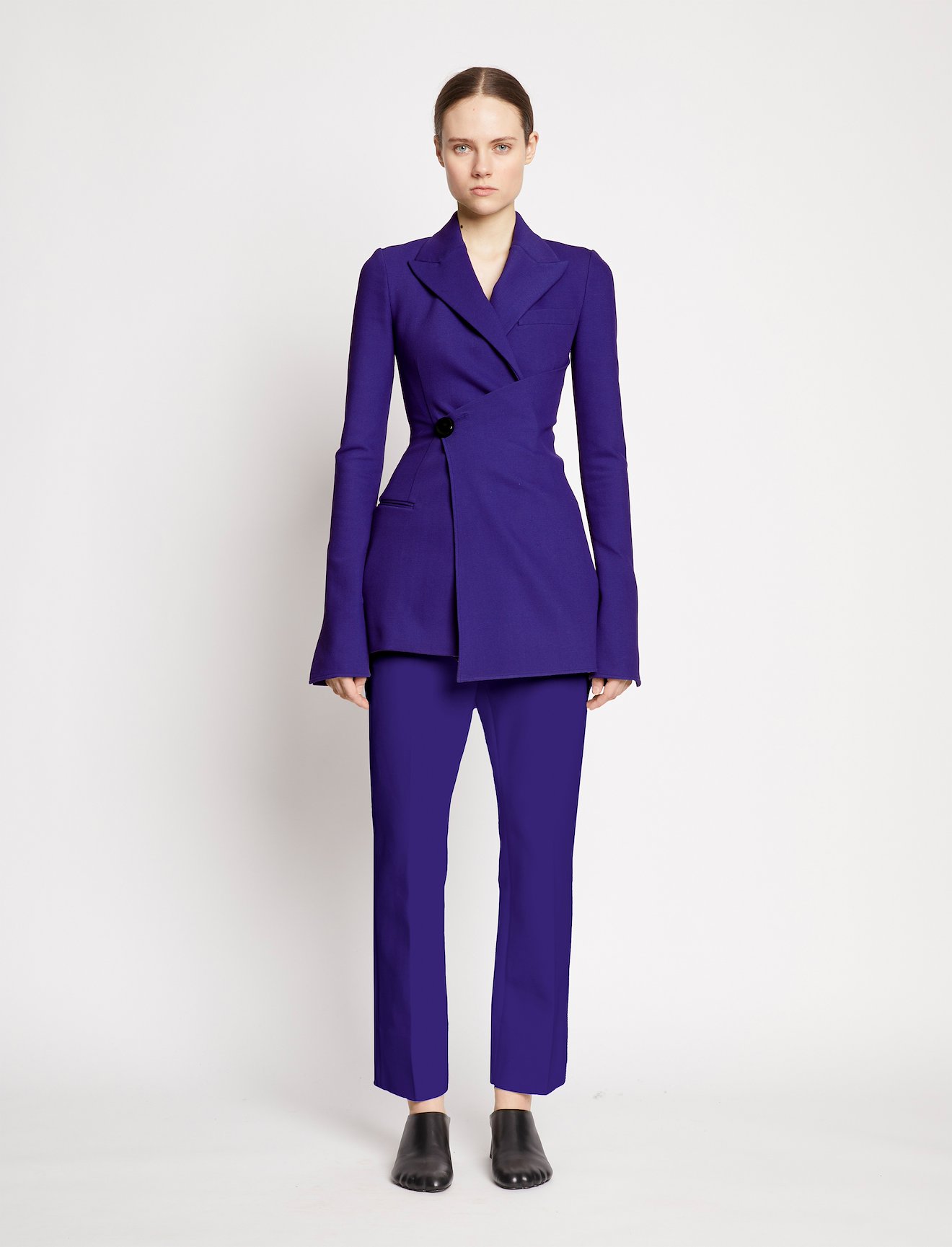 Bi-Stretch Crepe Cinched Jacket #1