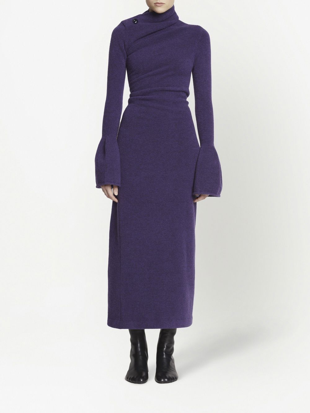 Proenza Schouler Ruched Knitted Maxi Dress - Farfetch