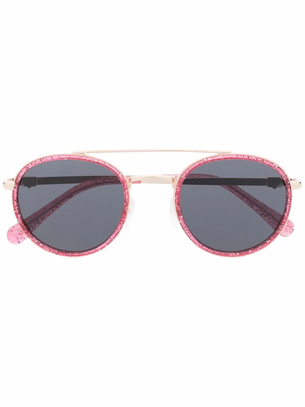 Chiara Ferragni Zonnebril met rond montuur Roze