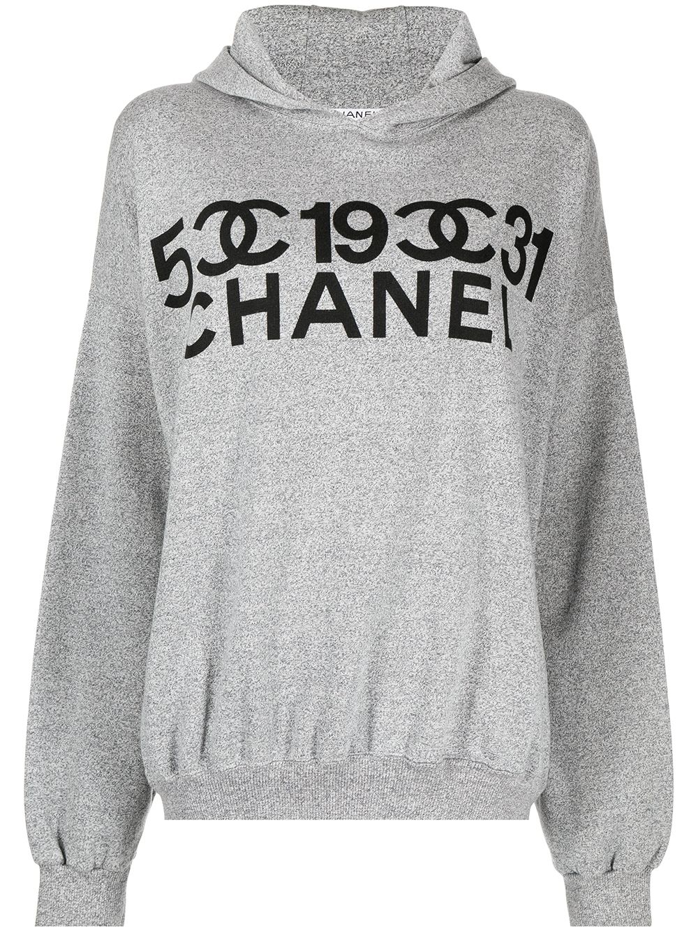 CHANEL Pre-Owned 2001 logo-print Sweatshirt - Farfetch
