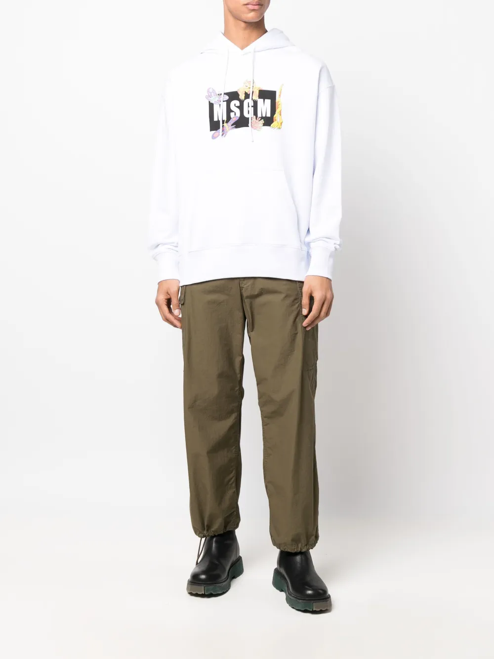 фото Msgm худи с логотипом
