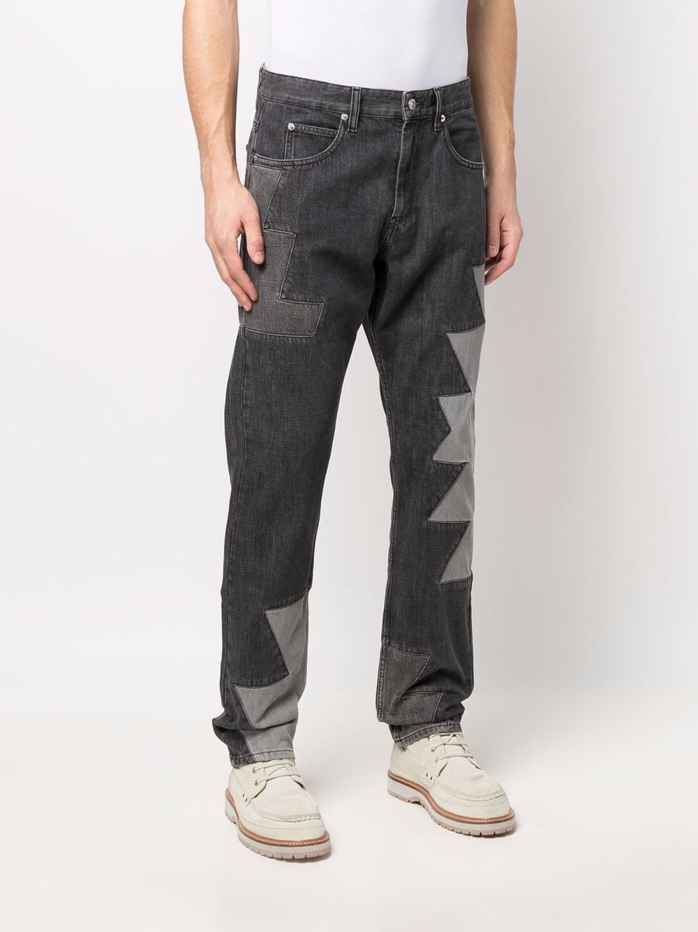 Men's Jeilan Patchwork Jeans In