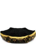 Versace logo print pet bed - Black