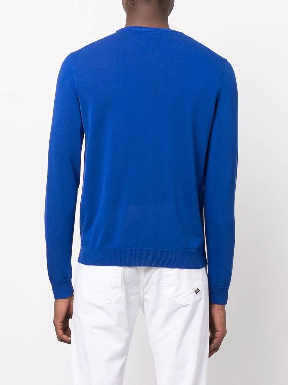 Zanone Crew Neck Knitted Jumper Farfetch