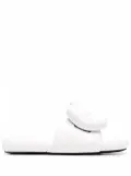Off-White extra padded bow slides