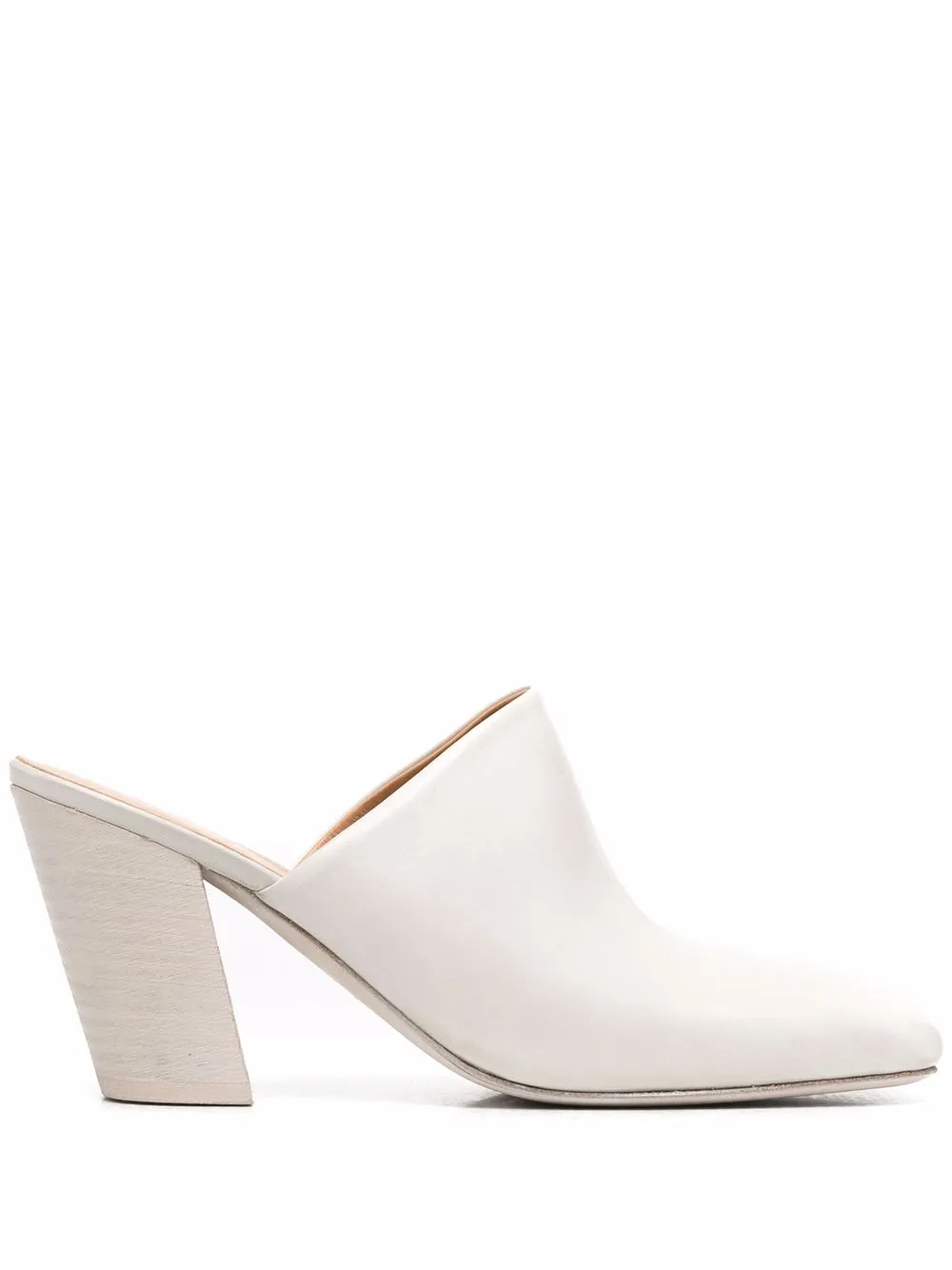 

Marsèll mules con puntera cuadrada - Gris