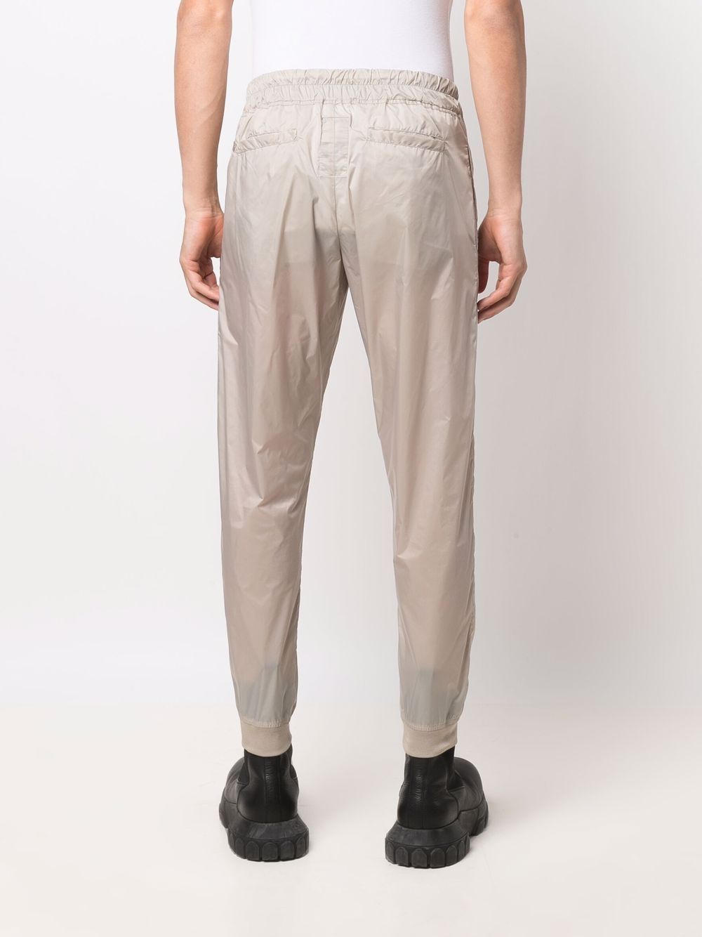 фото Rick owens x champion embroidered-logo tapered trousers