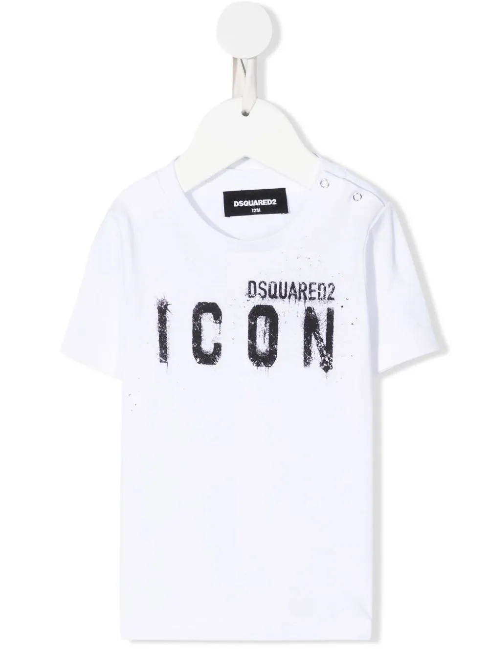 

Dsquared2 Kids playera con logo estampado - Blanco