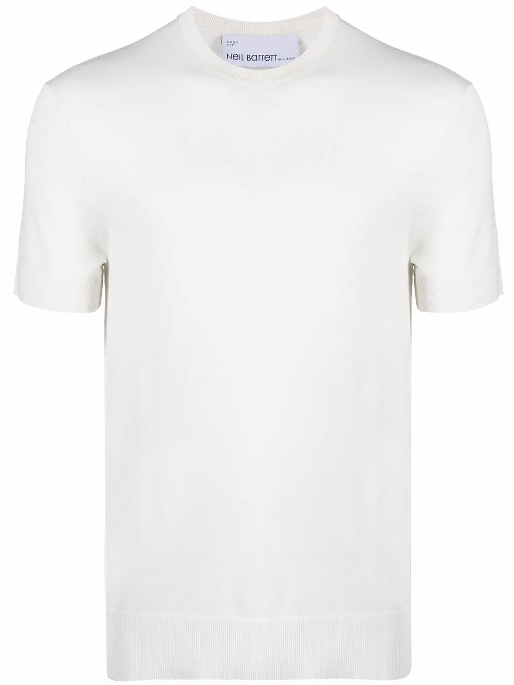 

Neil Barrett playera manga corta con cuello redondo - Blanco