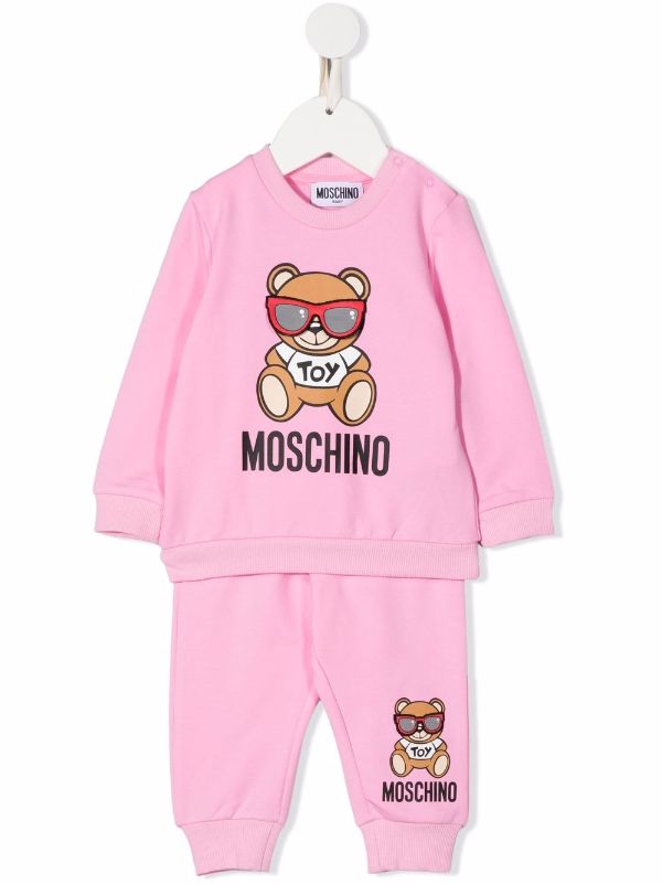 moschino sweat suit