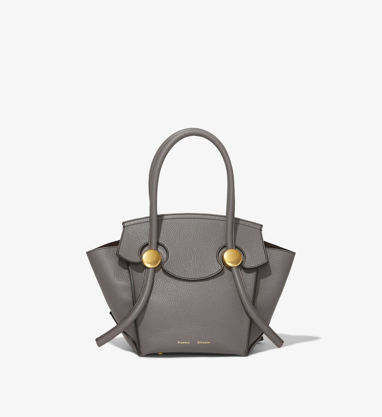Small Grainy Leather Pipe Bag