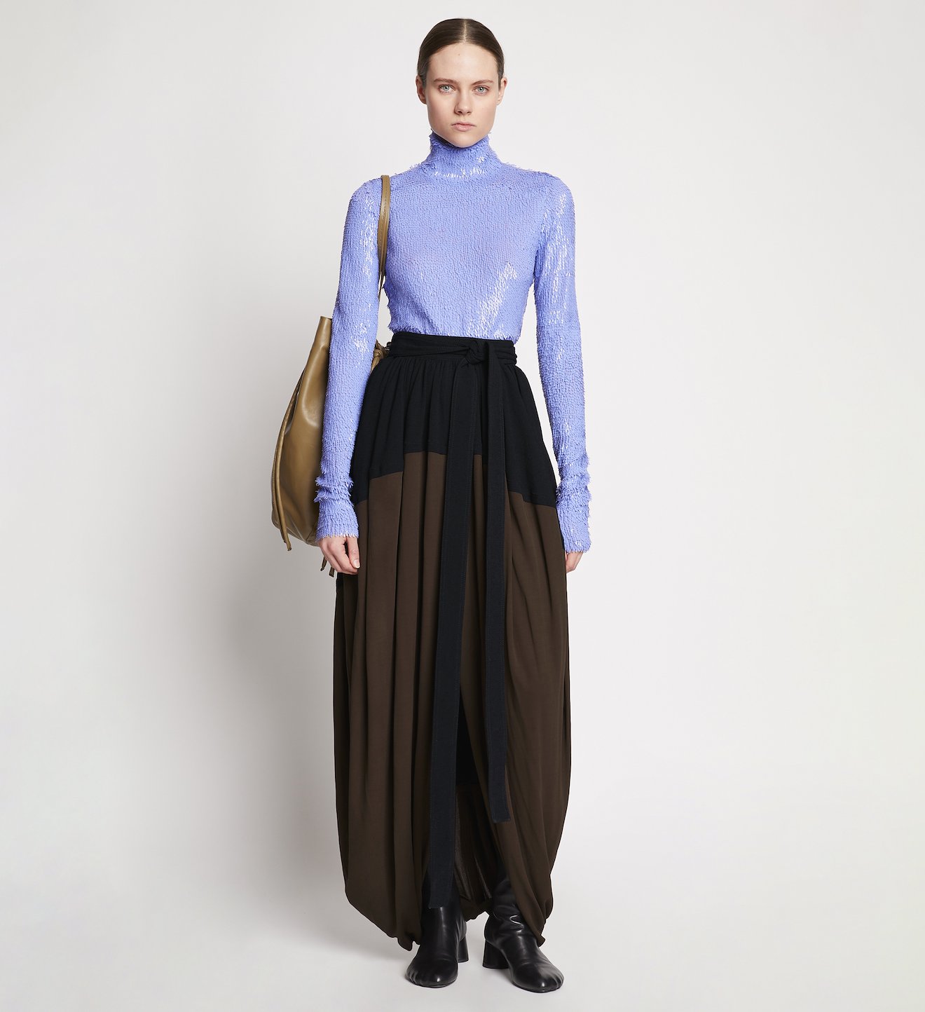 Crepe Jersey Skirt
