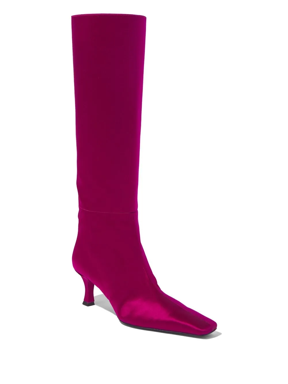 Proenza Schouler Trap satin knee-length boots - Paars