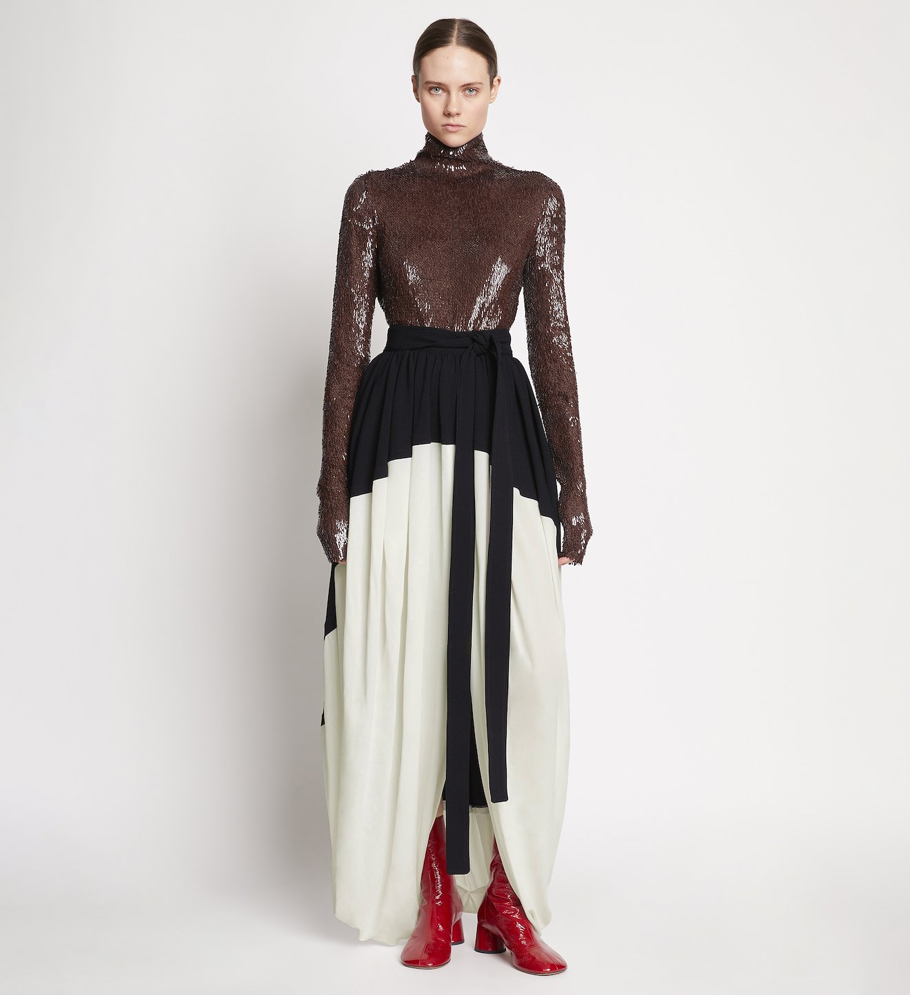 Crepe Jersey Skirt