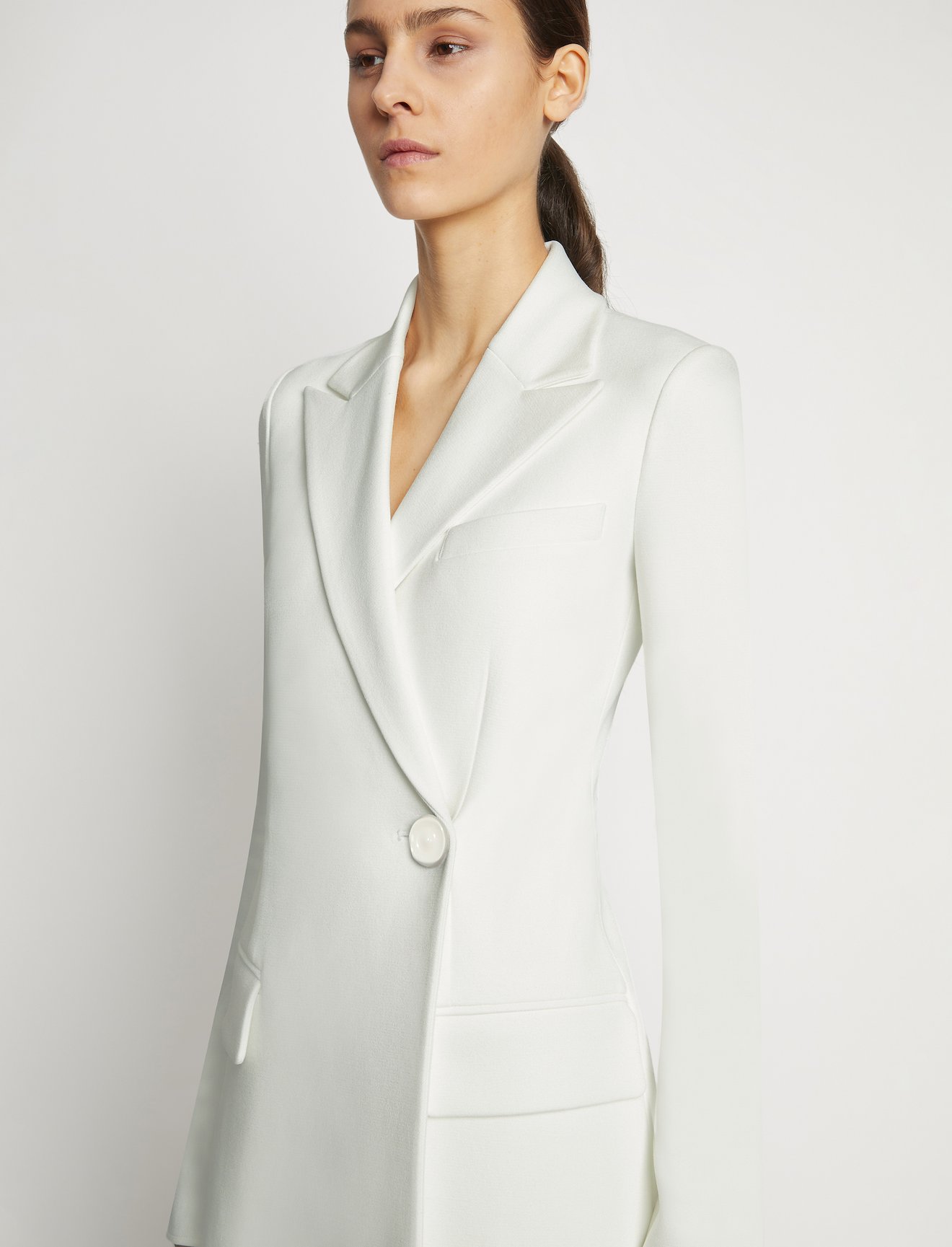 Bi-Stretch Crepe Wrap Coat #3