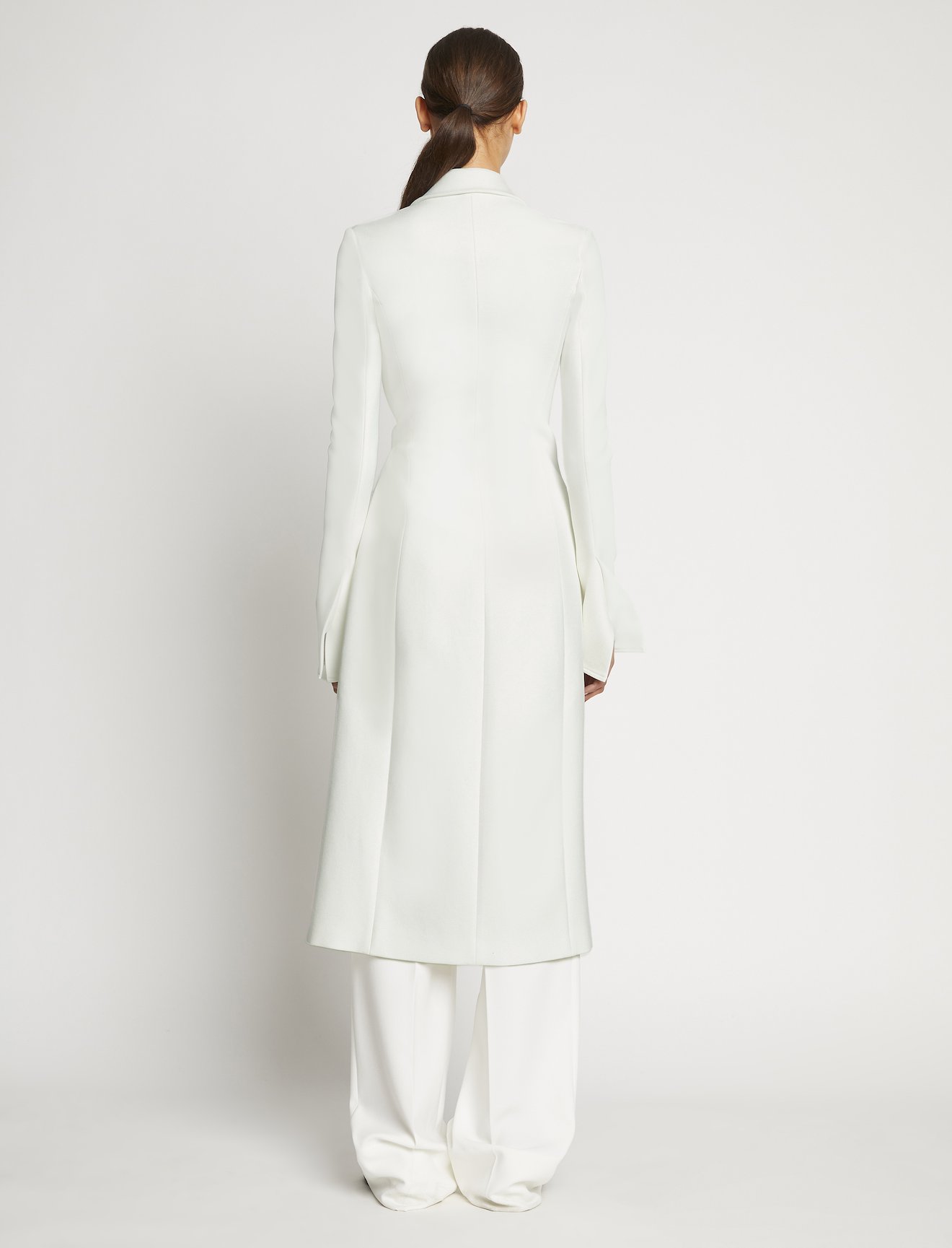 Bi-Stretch Crepe Wrap Coat #2