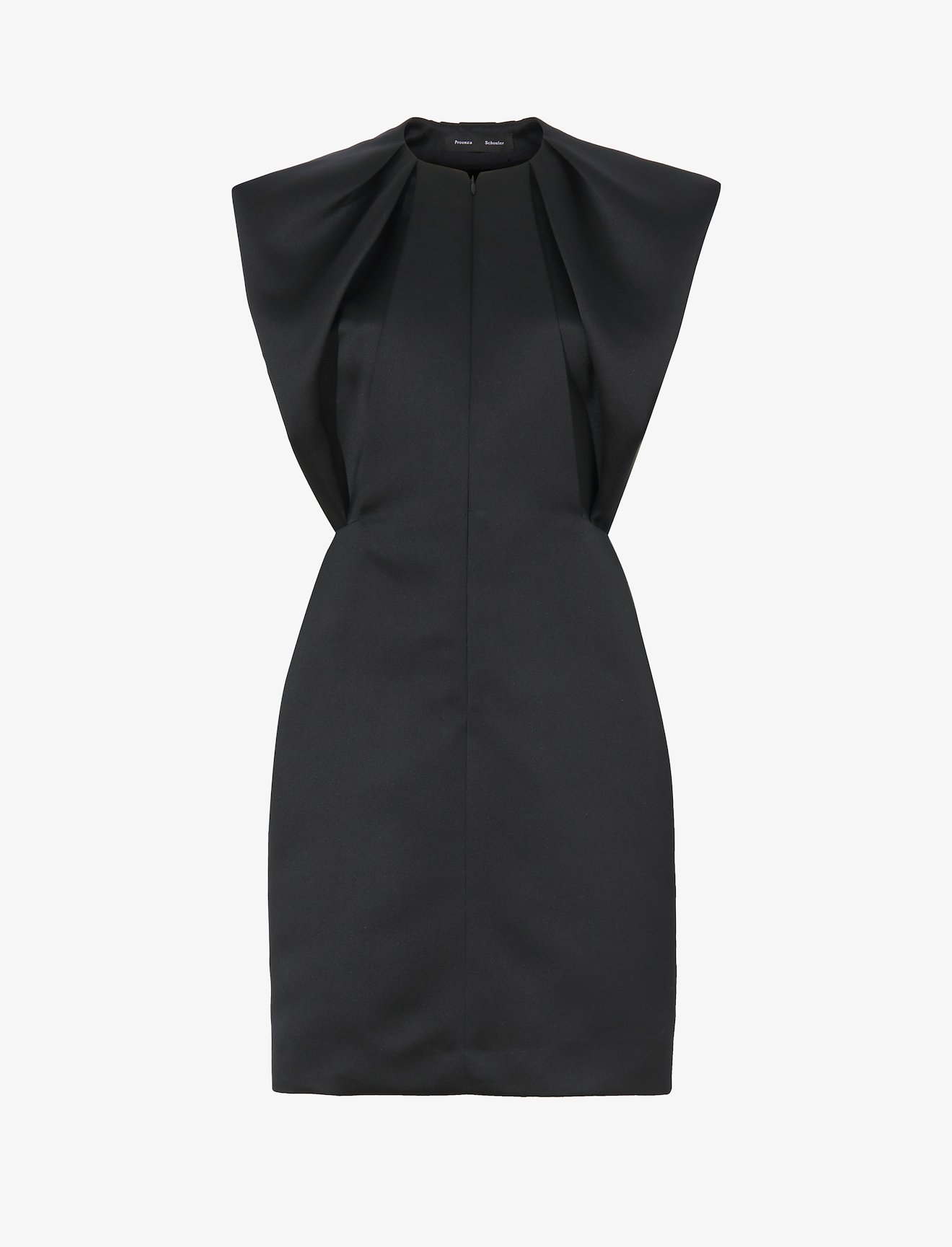 Satin Shift Dress in black | Proenza Schouler