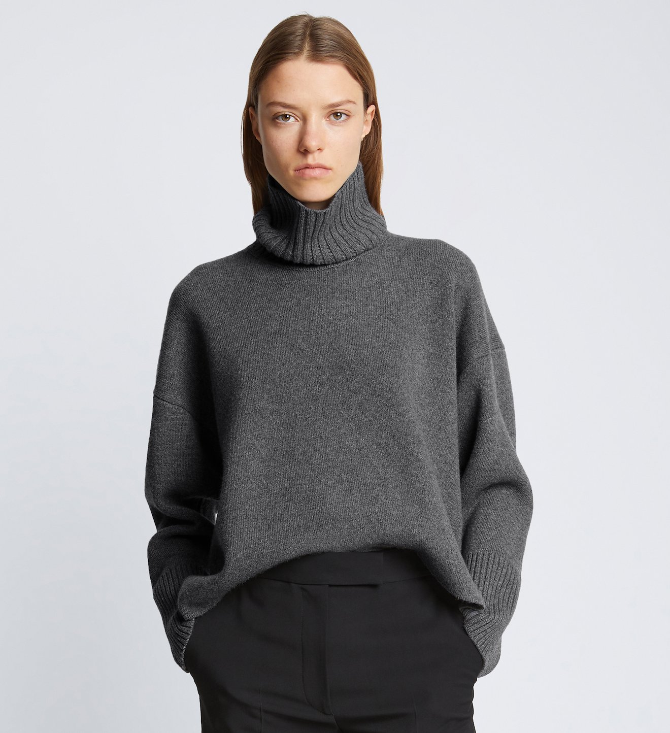 Doubleface Eco Cashmere Oversized Turtleneck Sweater #2