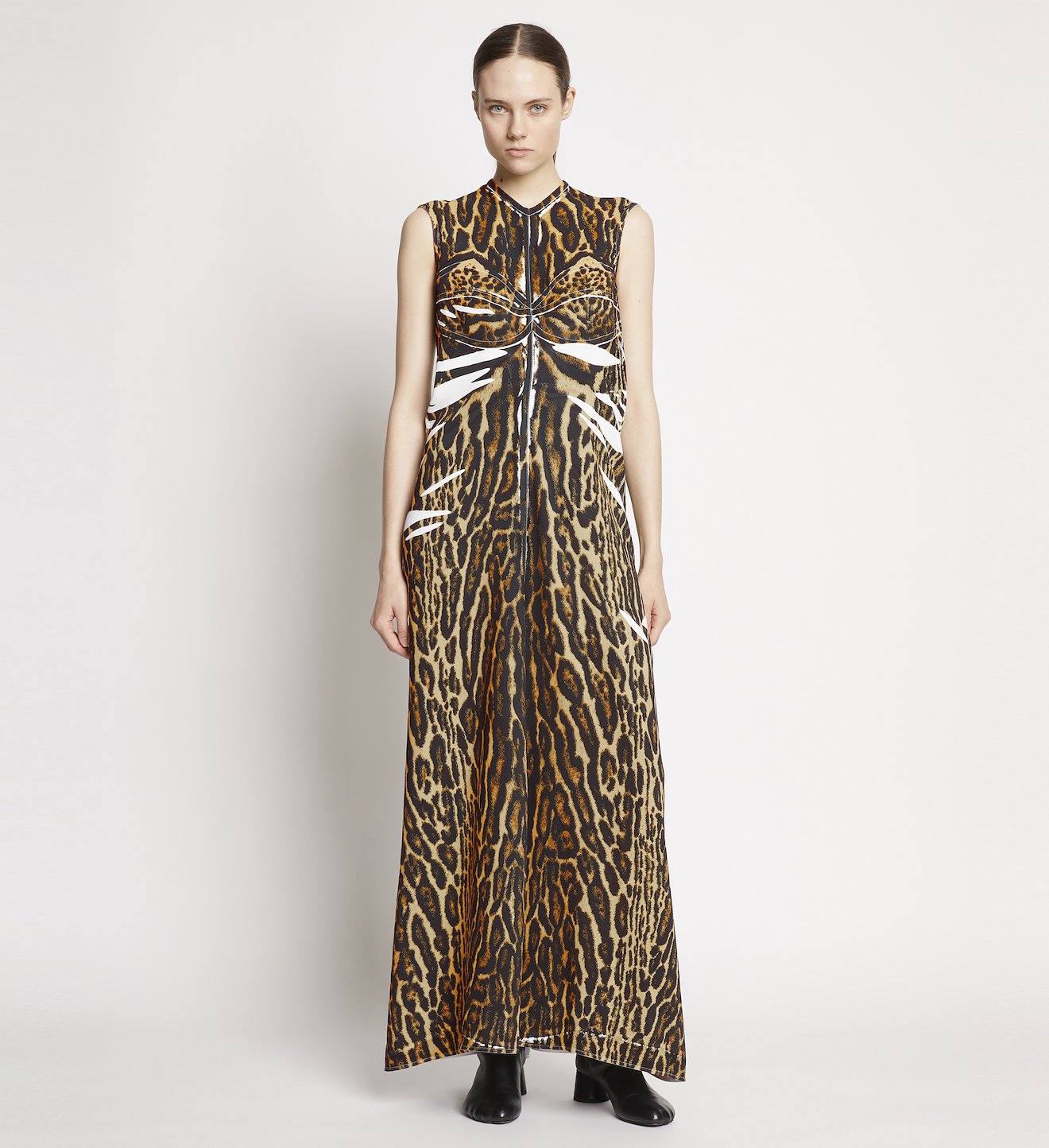 Garment Printed Crepe Dress