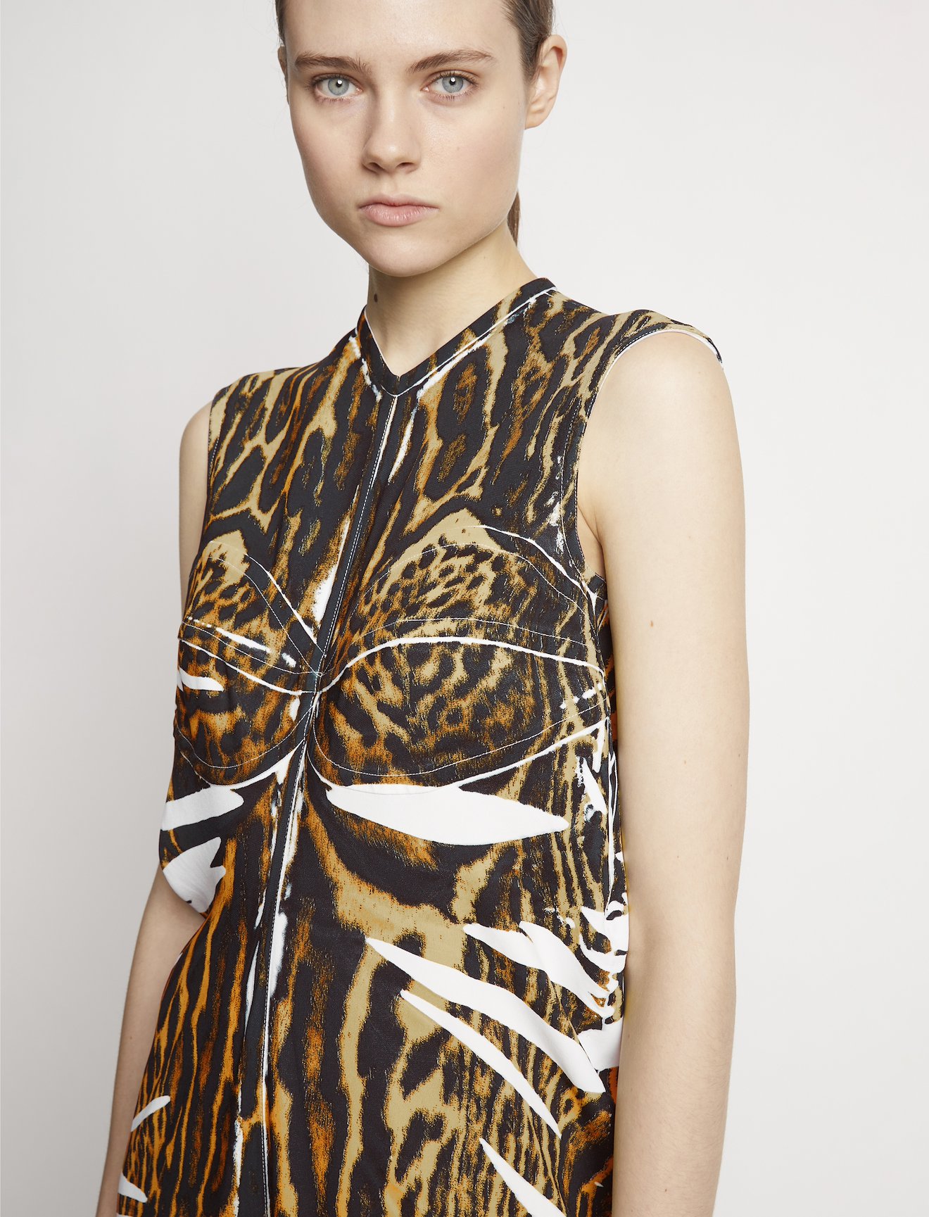 Garment Printed Crepe Dress #3