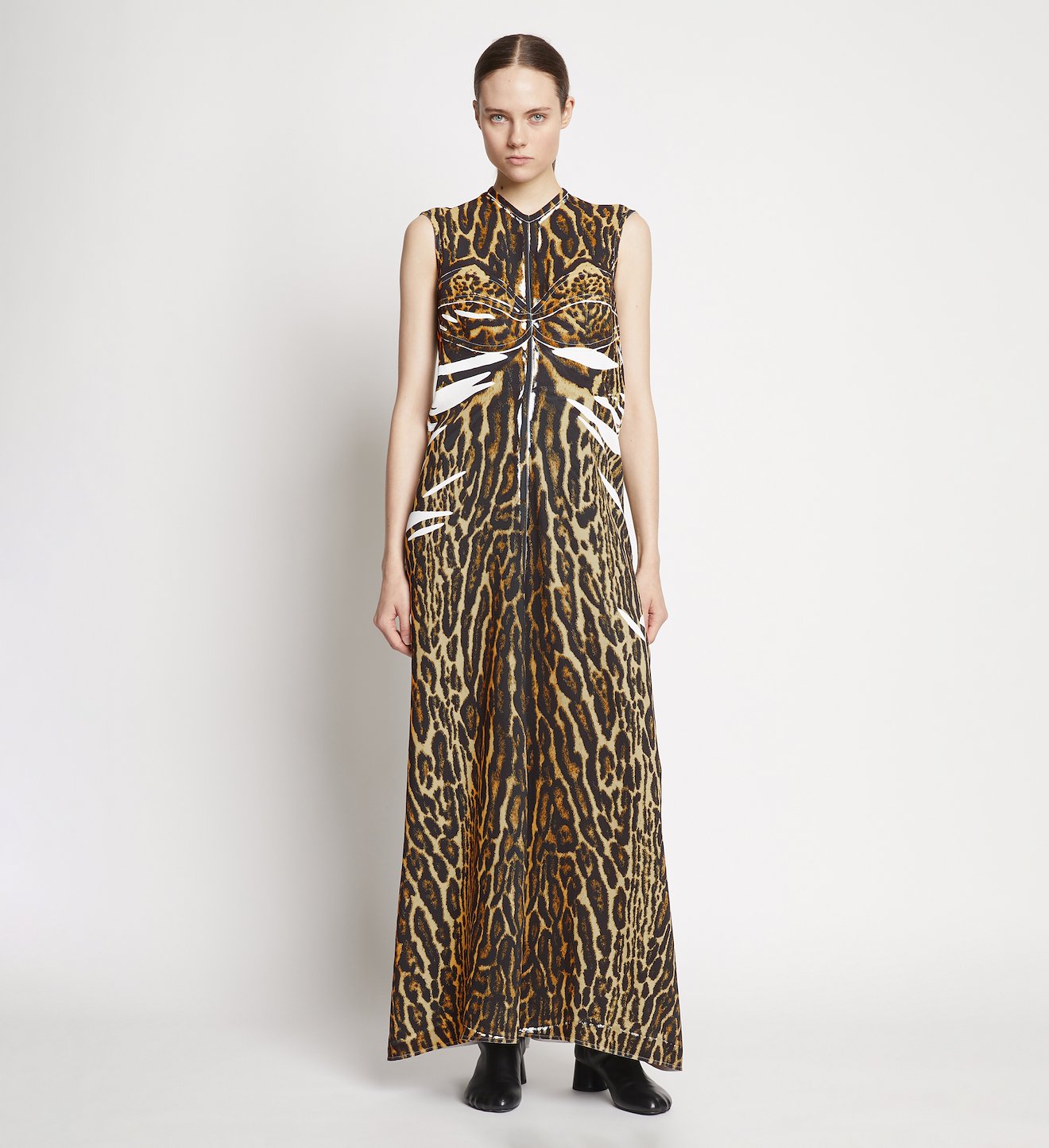 Garment Printed Crepe Dress